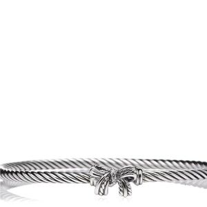 David Yurman Bow Bracelet with 3 diamonds